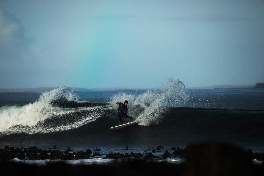 Checking In w/ Connor Stratton-Darling doing a hard slash in cold water