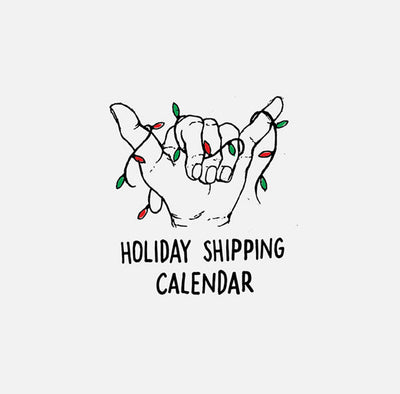 Holiday Shipping Calendar