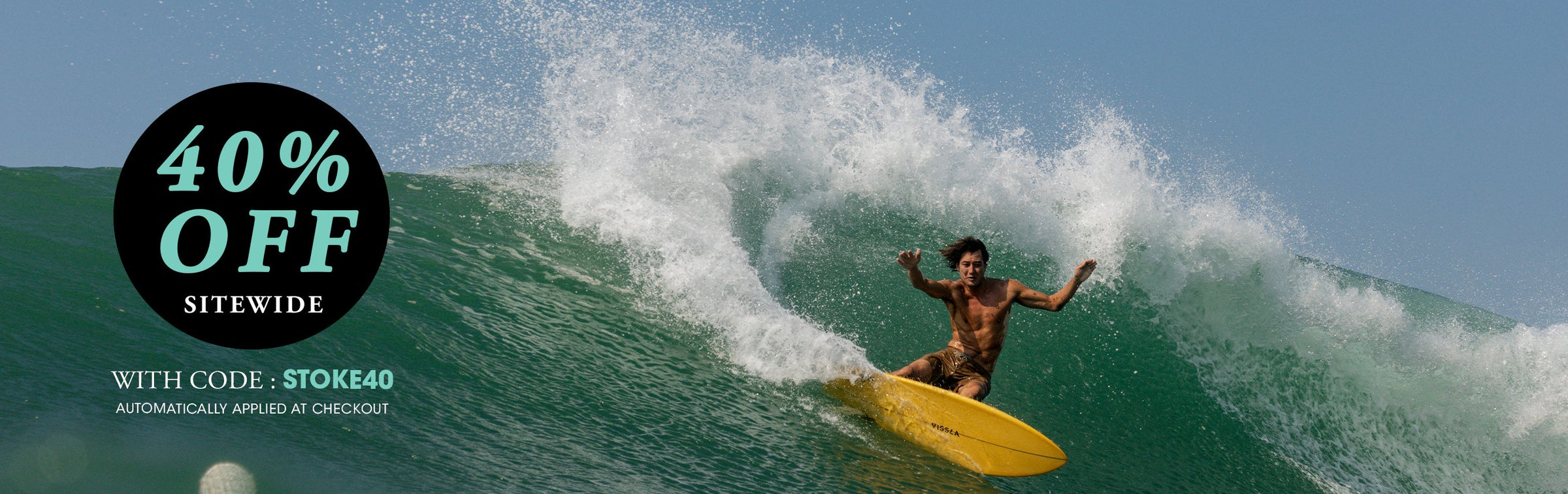 Wetsuit grid with surfers in different wetsuits holding surfboards. The pictures show the lates Vissla Wetsuit collection, New Seas Wetsuits, 7 Seas Wetsuits, High Seas Wetsuits and Natural Seas Wetsuits. 
