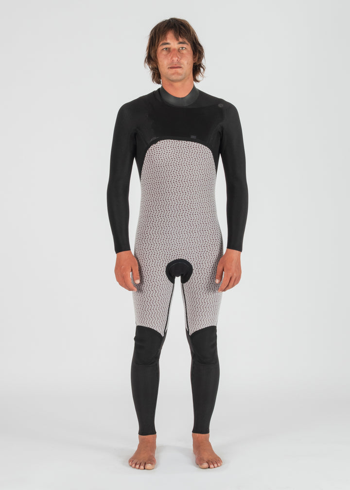 Natural Seas 3-2 Full Chest Zip BLK