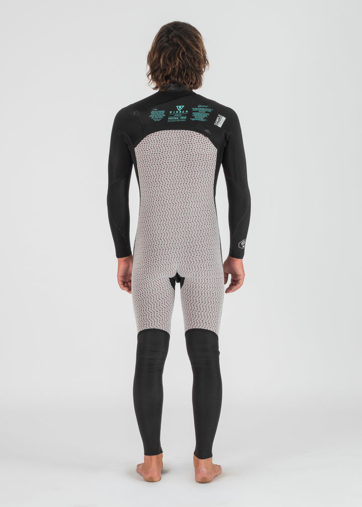 Natural Seas 3-2 Full Chest Zip BLK