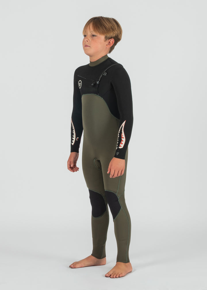 7 Seas Boys 4-3 Warbird Full Chest Zip - MIL