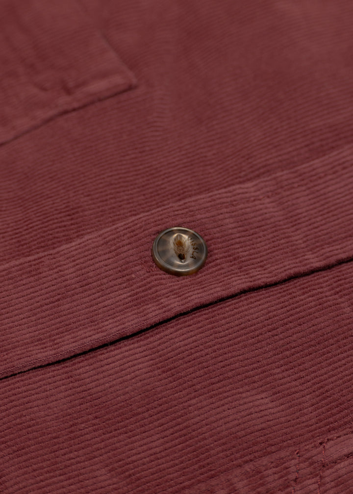 Vissla Rails Cord Ls Shirt in Fig, view 4