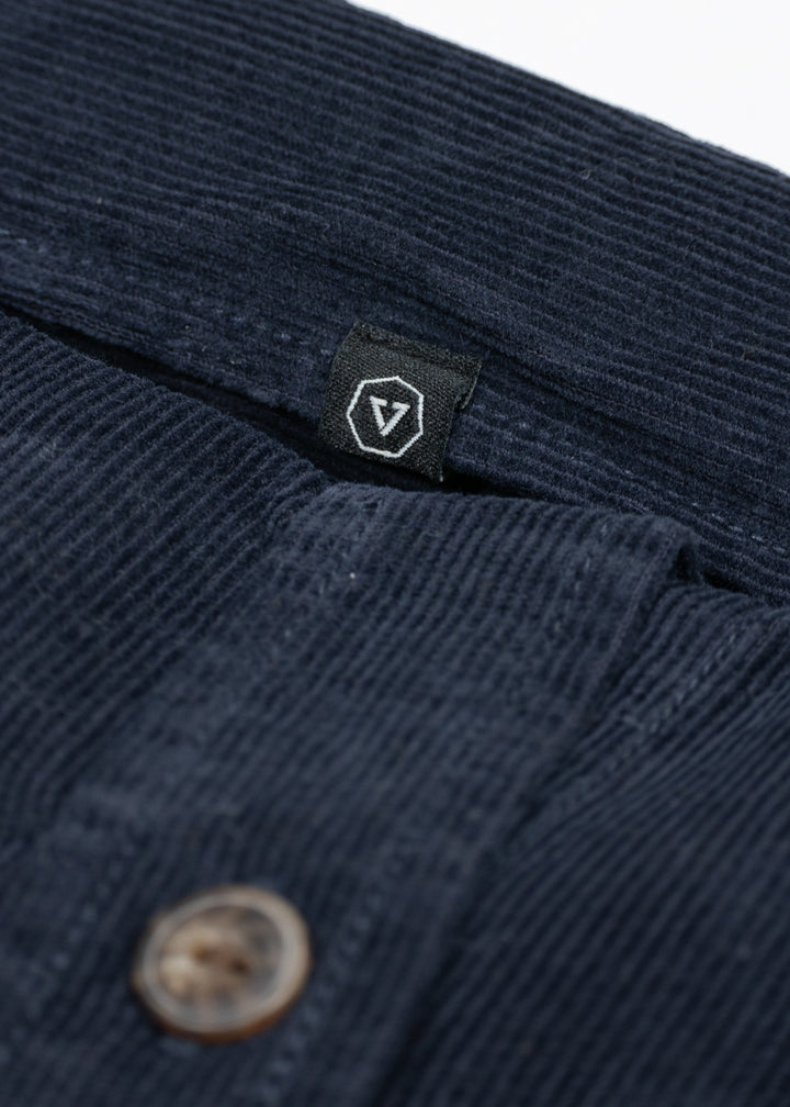 Vissla Rails Cord Ls Shirt in Dark Naval, view 5