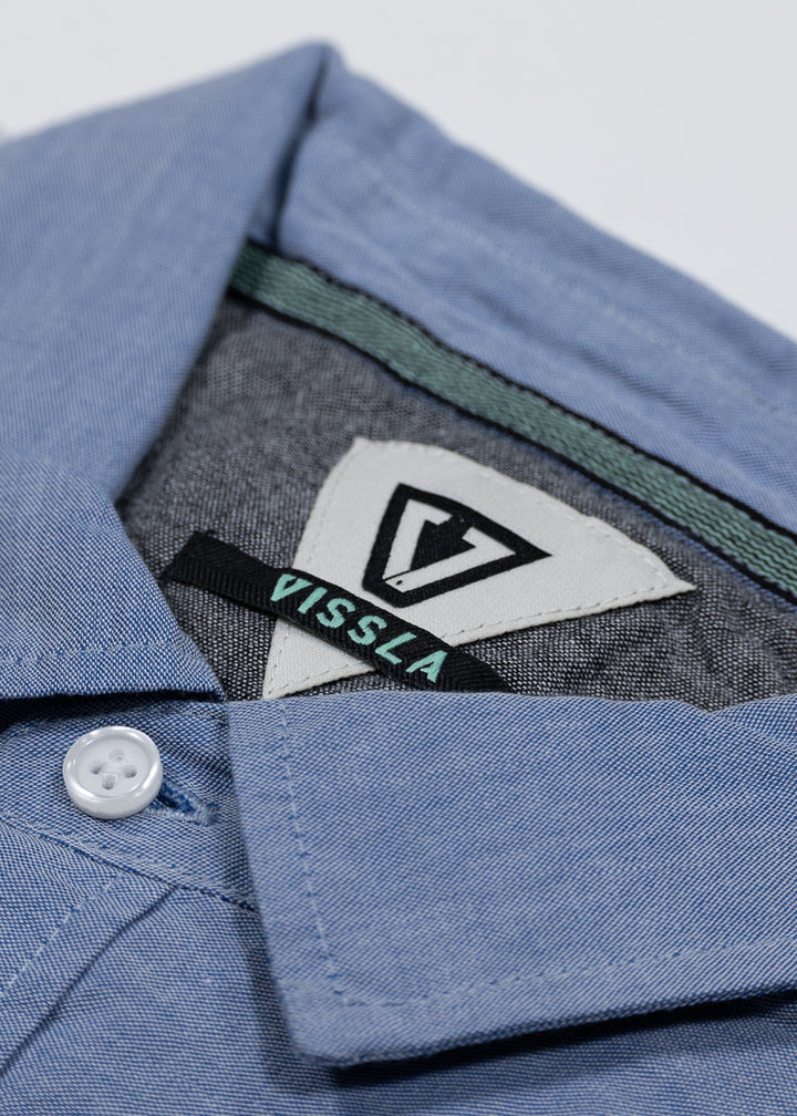 Vissla The Classic Eco Shirt in Blue, view 3