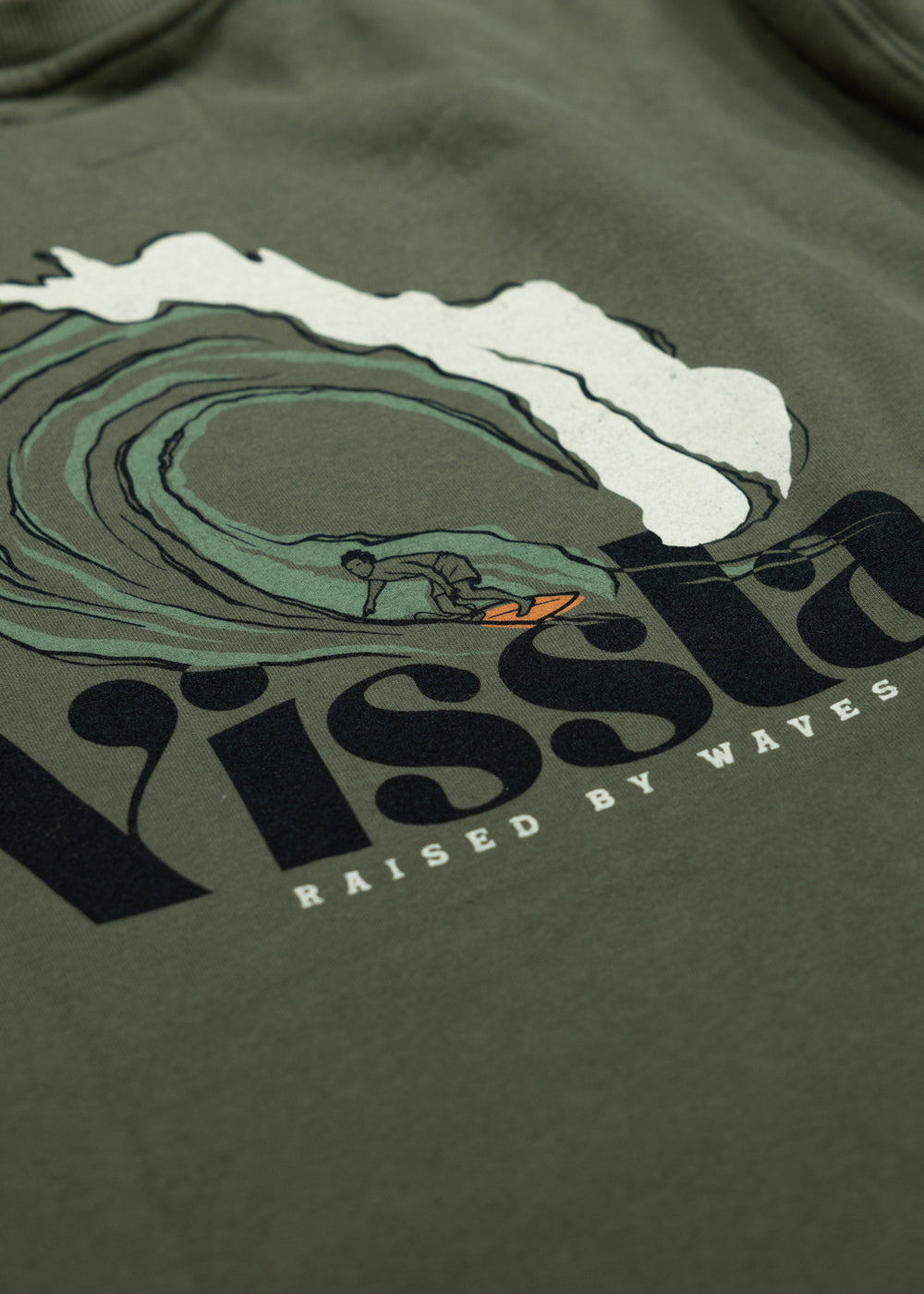 Raised Crew Neck Fleece
