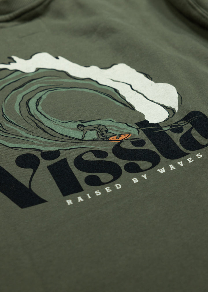 Raised Crew Neck Fleece