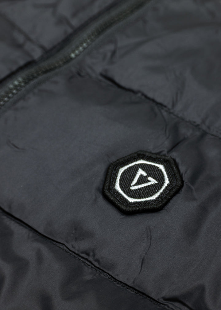 Vissla Pacific Packable Eco Puff Jacket in Black 2, view 4