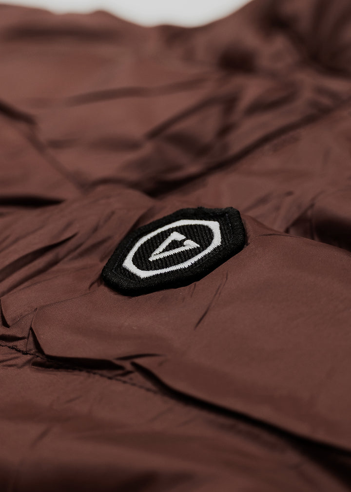 Vissla Pacific Packable Eco Puff Jacket in Brick, view 4