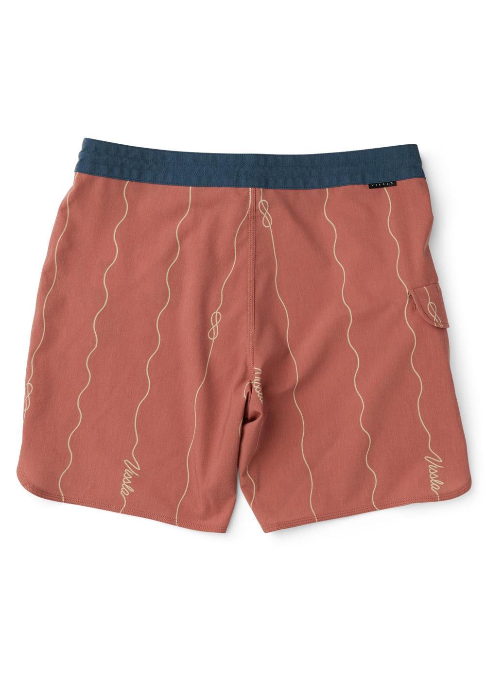 Vissla Roundup 17" Boys Boardshort in Retro Red, view 2