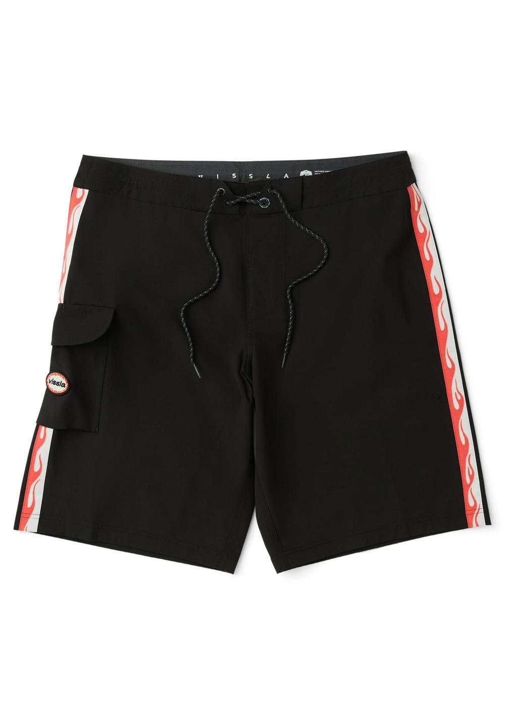 Vissla Long Sets 18" Boys Boardshort in Black 2