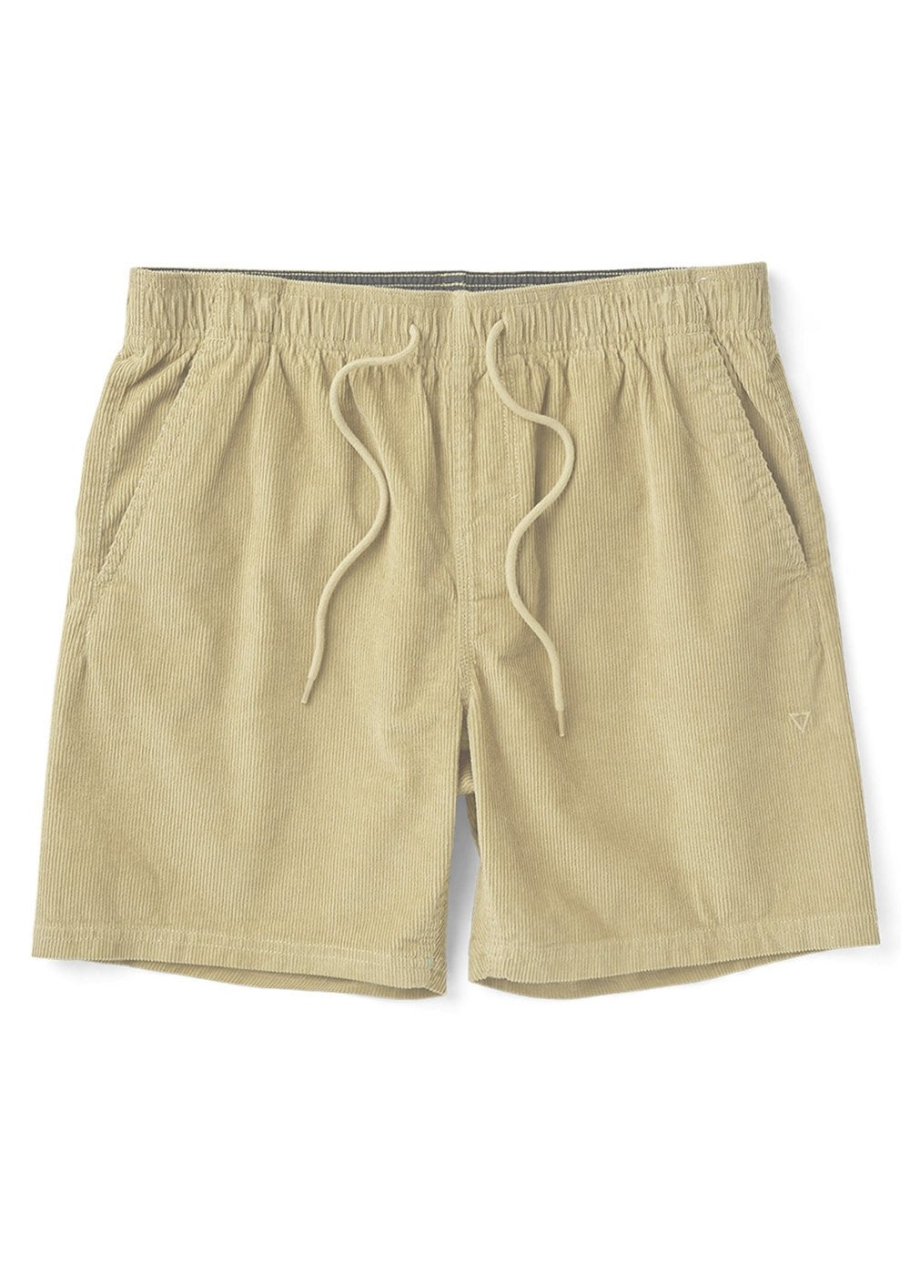 Vissla No See Ums Cord Eco 17" Boys Elastic Walkshort in Light Khaki
