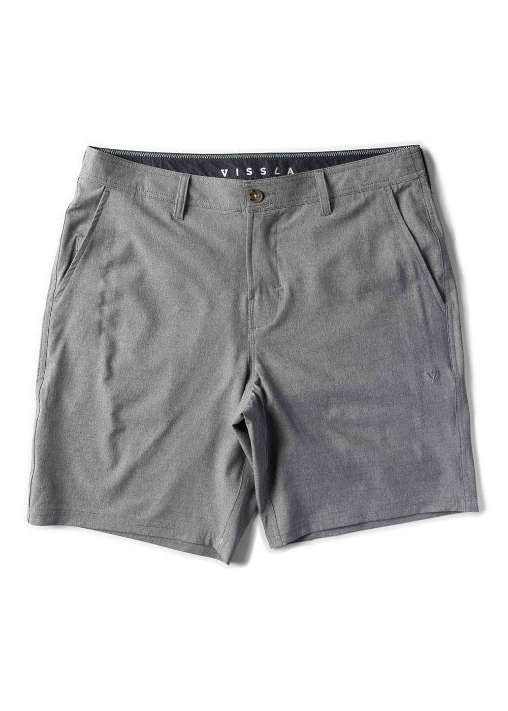 Vissla Canyons 25 Hybrid 17" Boys Walkshort in Dark Grey