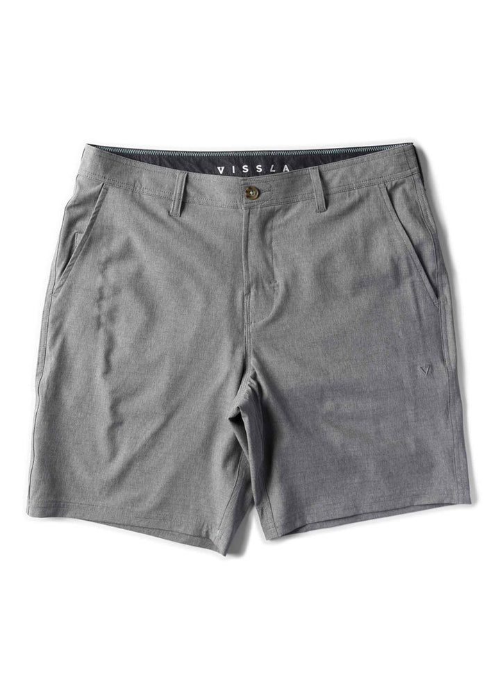 Vissla Canyons 25 Hybrid 17" Boys Walkshort in Dark Grey