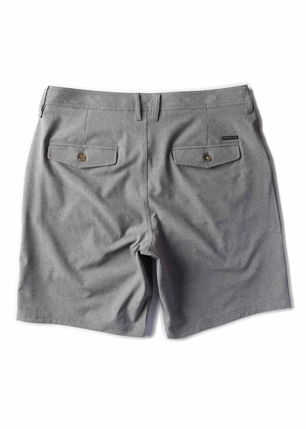 Vissla Canyons 25 Hybrid 17" Boys Walkshort in Dark Grey, view 2