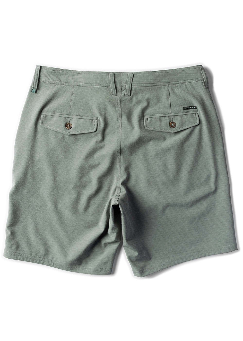 Vissla Canyons 25 Hybrid 17" Boys Walkshort in Moss, view 2