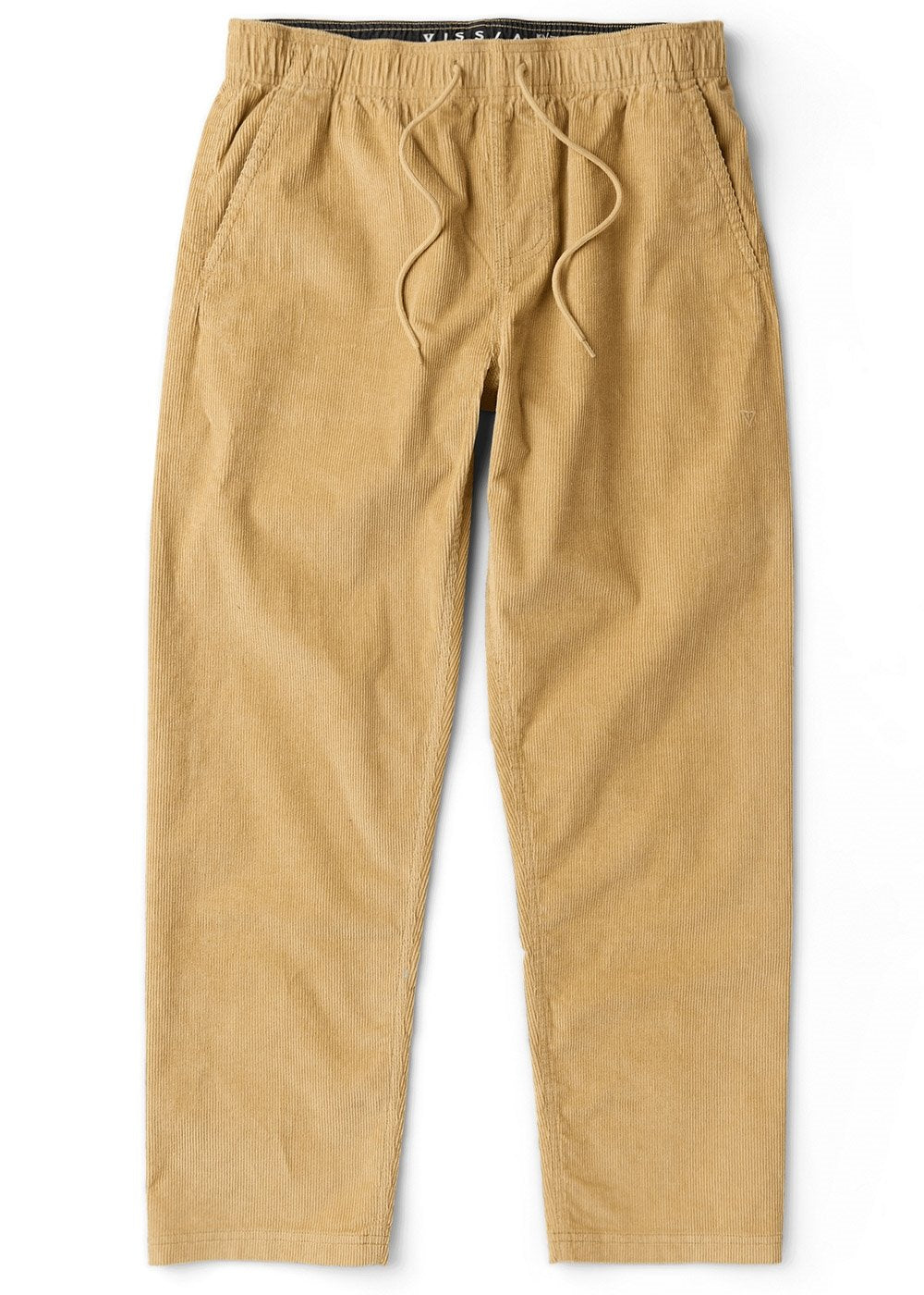 Vissla Boys No See Ums Cord Eco Elastic Pant in Dark Sand