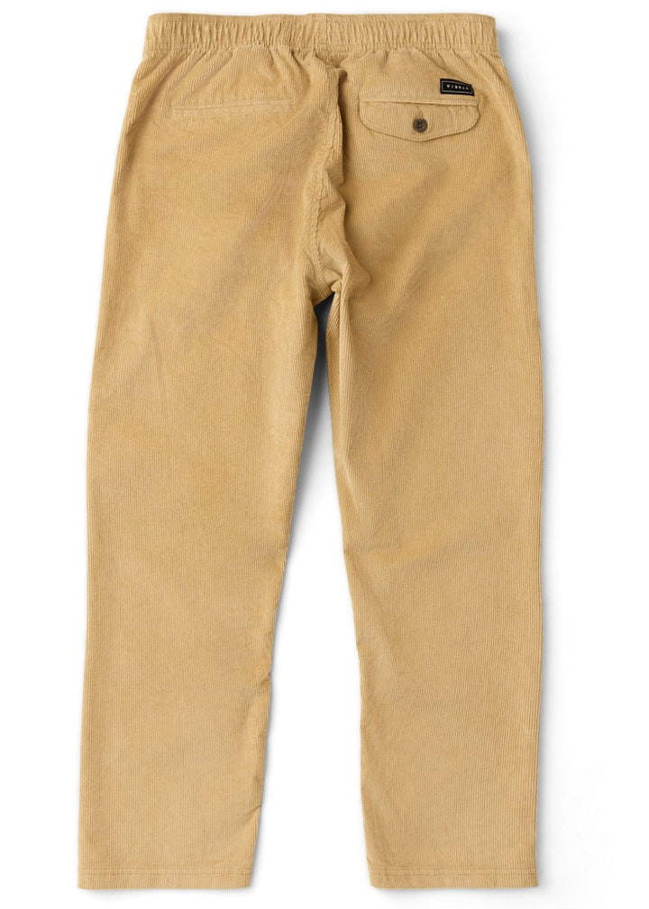 Vissla Boys No See Ums Cord Eco Elastic Pant in Dark Sand, view 2