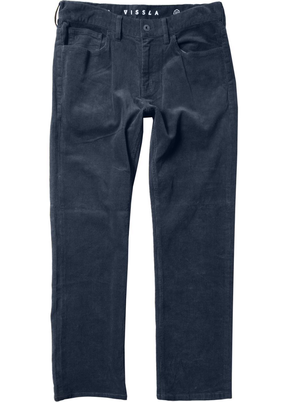 Vissla Border C Cord Boys 5 Pkt Pant in Midnight