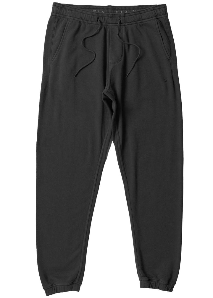Vissla Solid Sets Eco Boys Elastic Sweatpant in Black