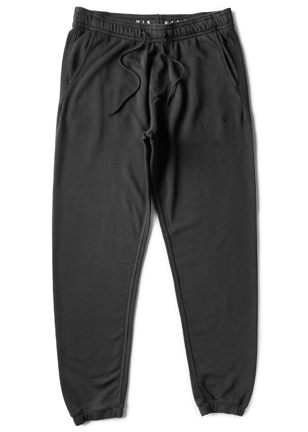 Vissla Solid Sets Eco Boys Elastic Sweatpant in Black