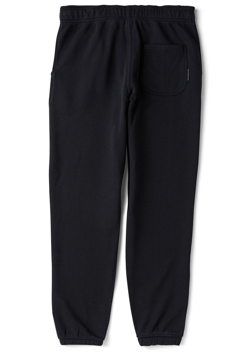 Vissla Solid Sets Eco Boys Elastic Sweatpant in Black, view 3