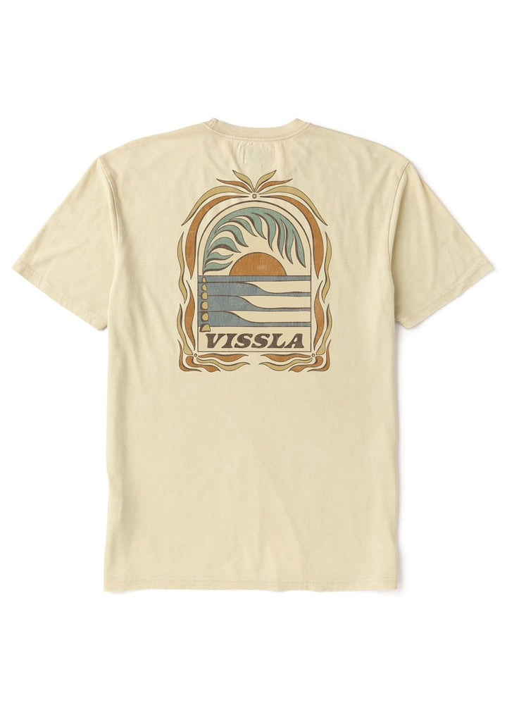 Vissla Canopy Cosmic Wash Boys Tee in Dune