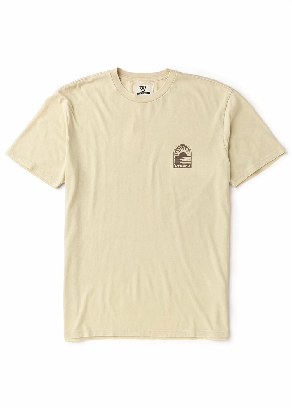 Vissla Canopy Cosmic Wash Boys Tee in Dune, view 2