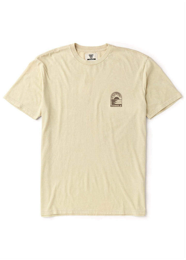 Vissla Canopy Cosmic Wash Boys Tee in Dune, view 2