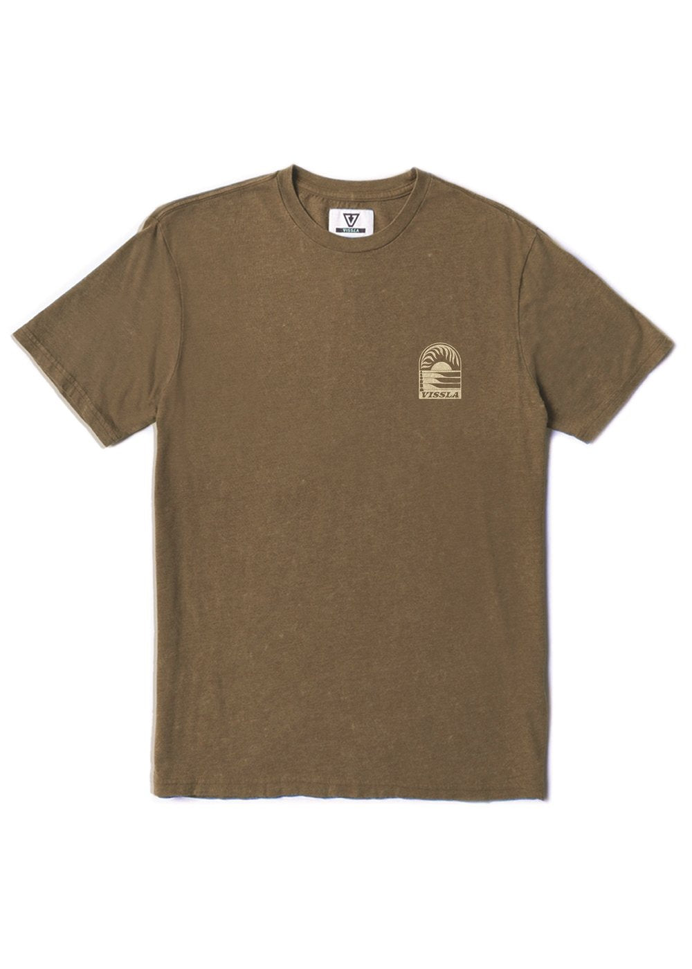 Vissla Canopy Cosmic Wash Boys Tee in Chocolate, view 2