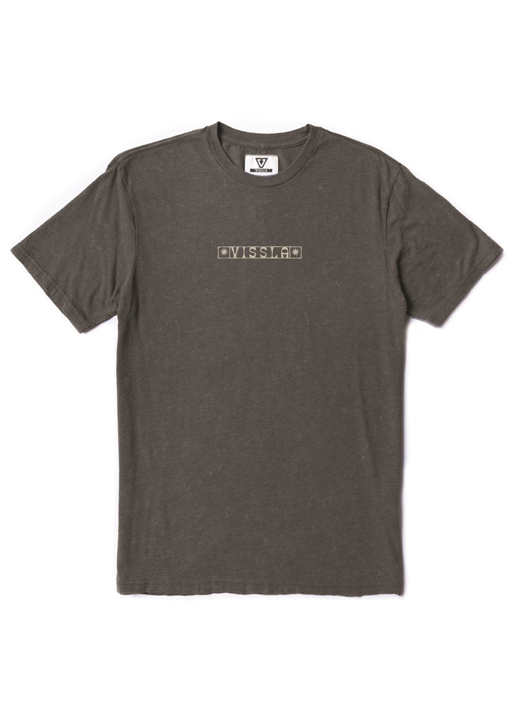 Vissla Serpents Cosmic Wash Boys Tee in Phantom, view 2