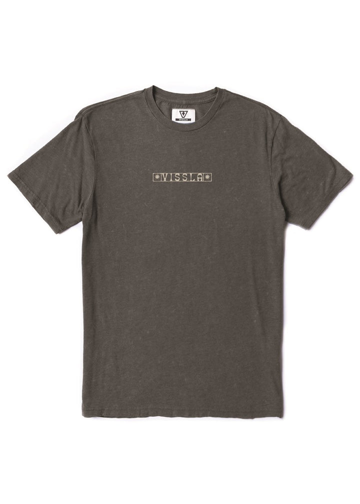 Vissla Serpents Cosmic Wash Boys Tee in Phantom, view 2