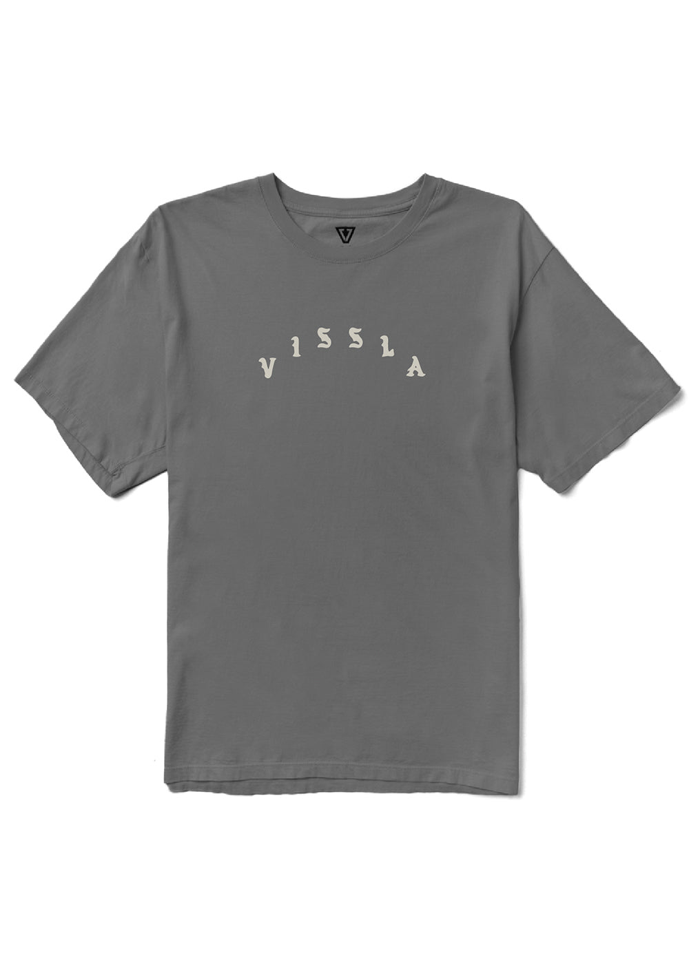 Vissla Shady Boys Tee in Charcoal, view 2