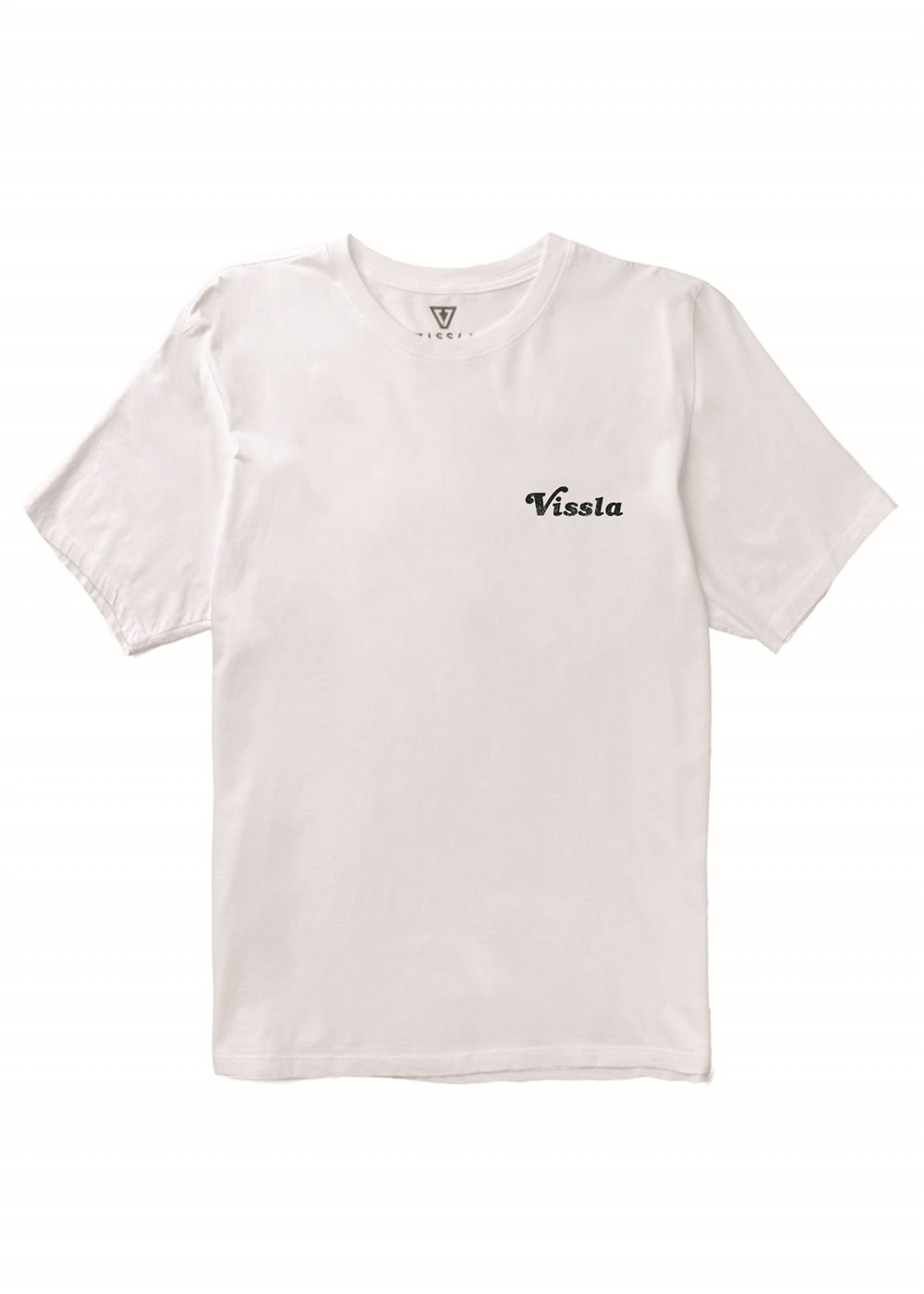 Vissla Caught Inside Boys Tee in White, view 3