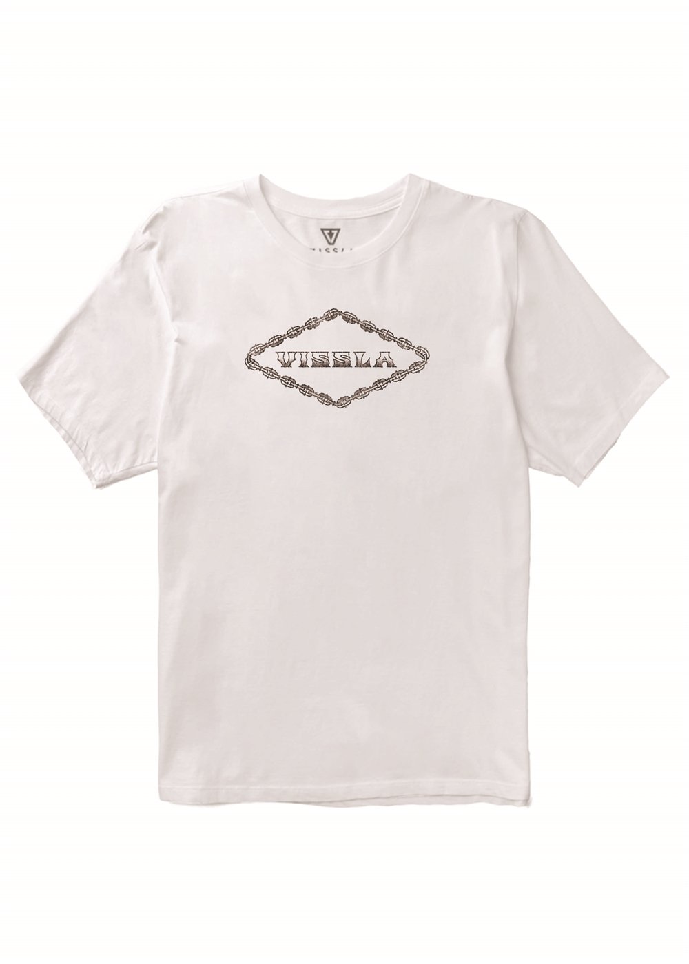 Vissla Tube Hounds Boys Tee in White, view 2
