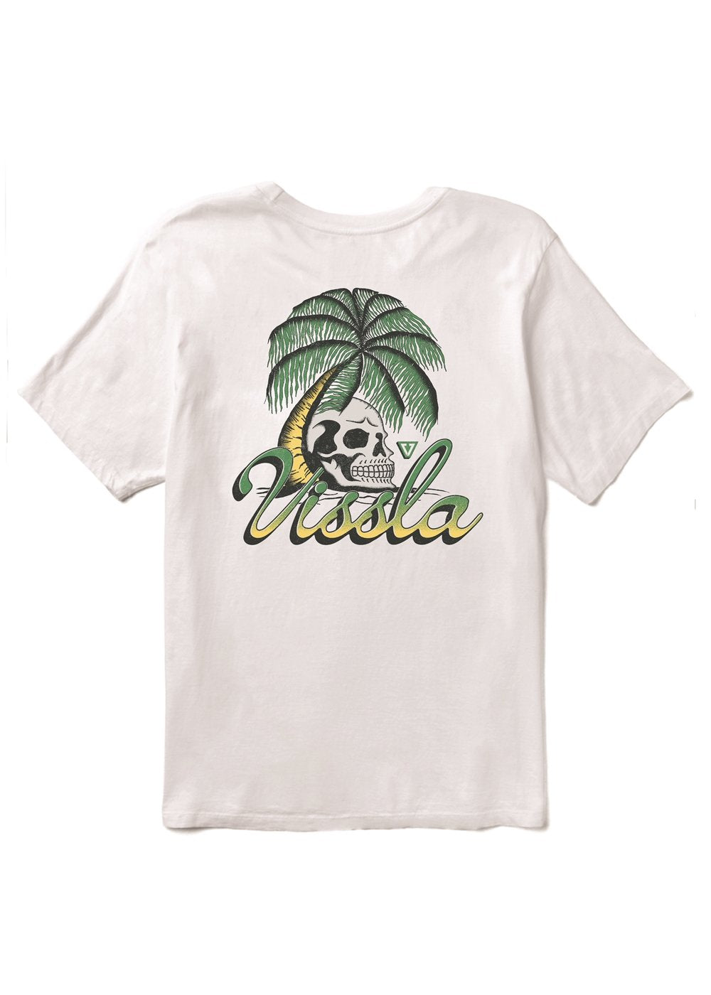 Vissla Skull Isle Boys Tee in White