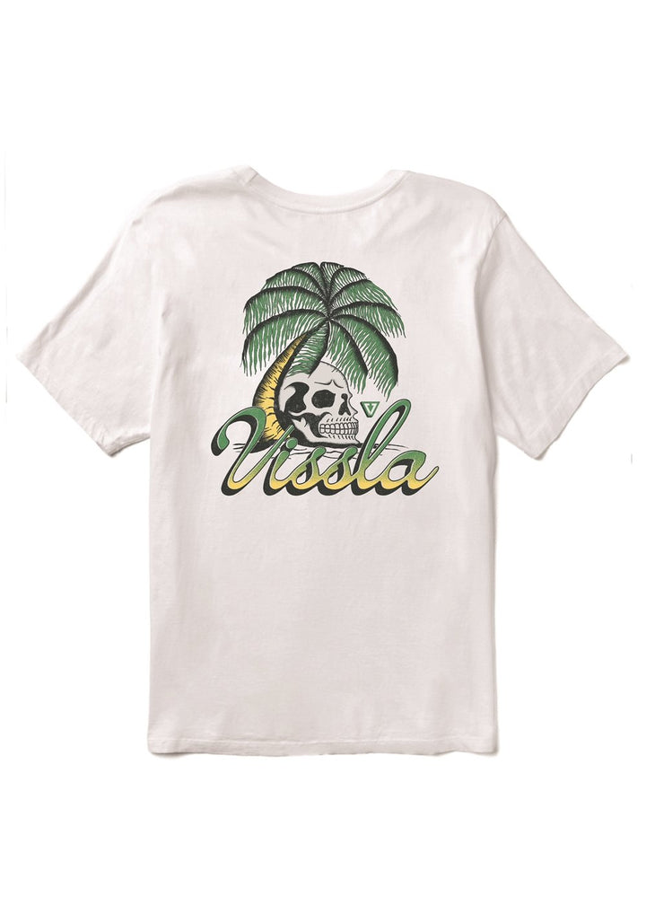 Vissla Skull Isle Boys Tee in White