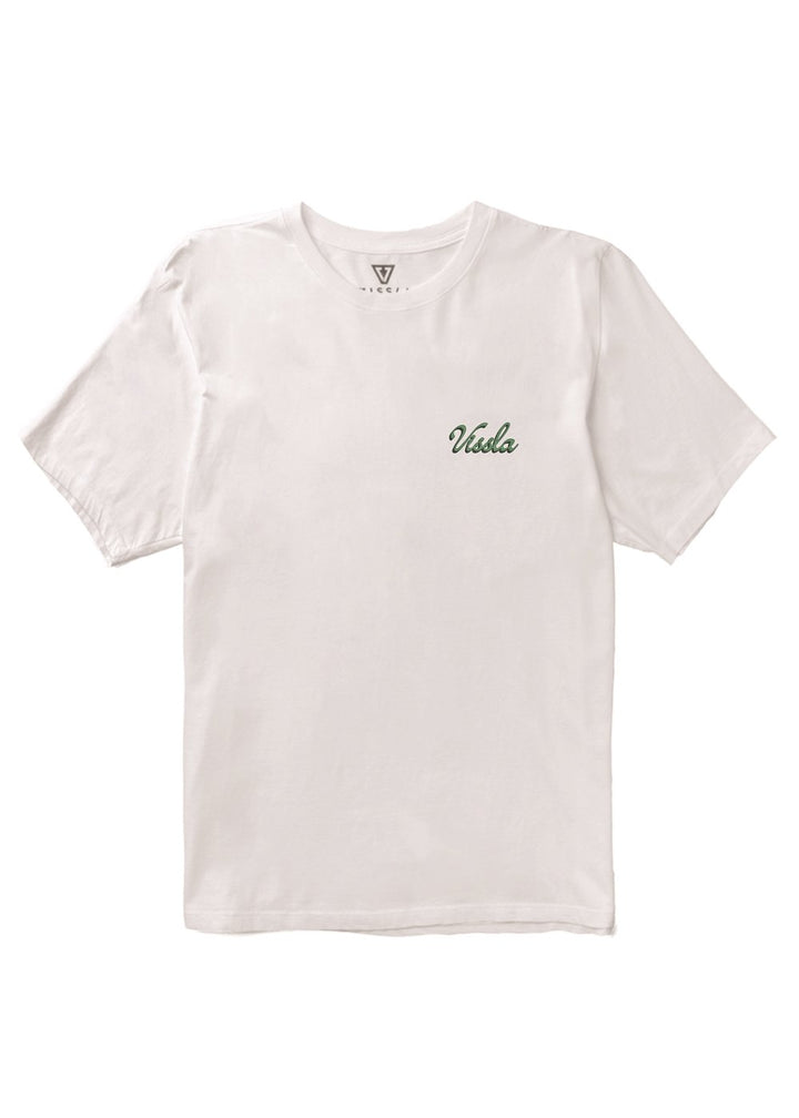 Vissla Skull Isle Boys Tee in White, view 2
