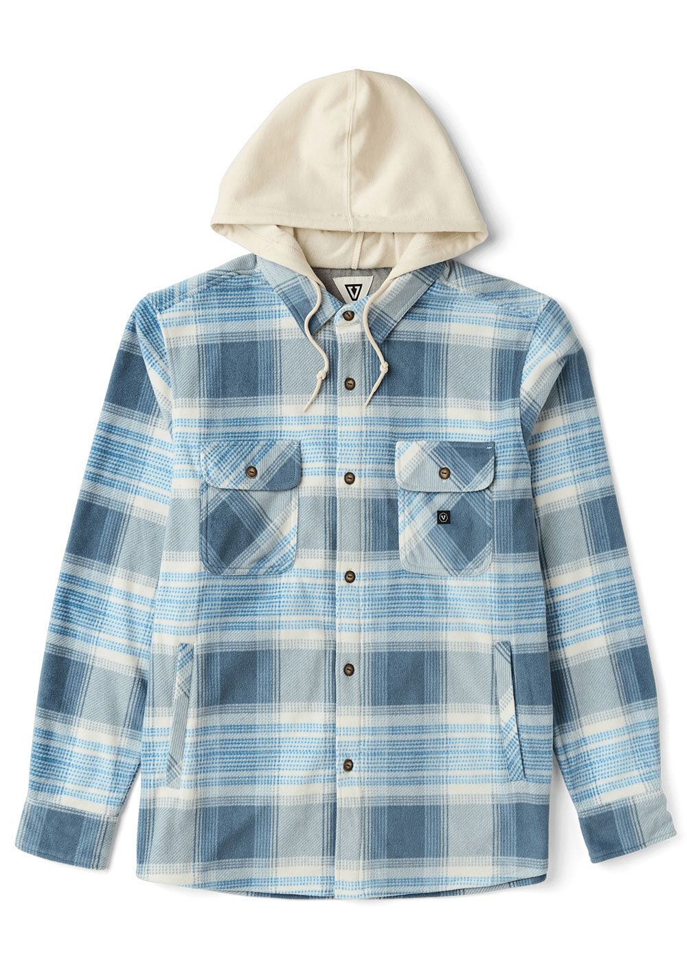 Vissla Eco-Zy Boys Shirt Jacket in Blue Haze