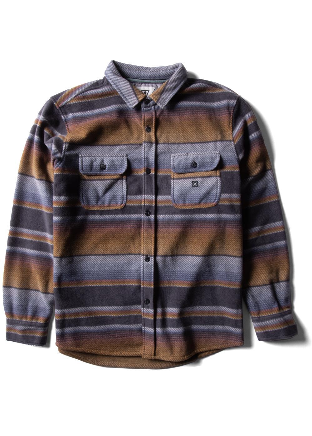Vissla Eco-Zy Boys Polar Flannel in Phantom