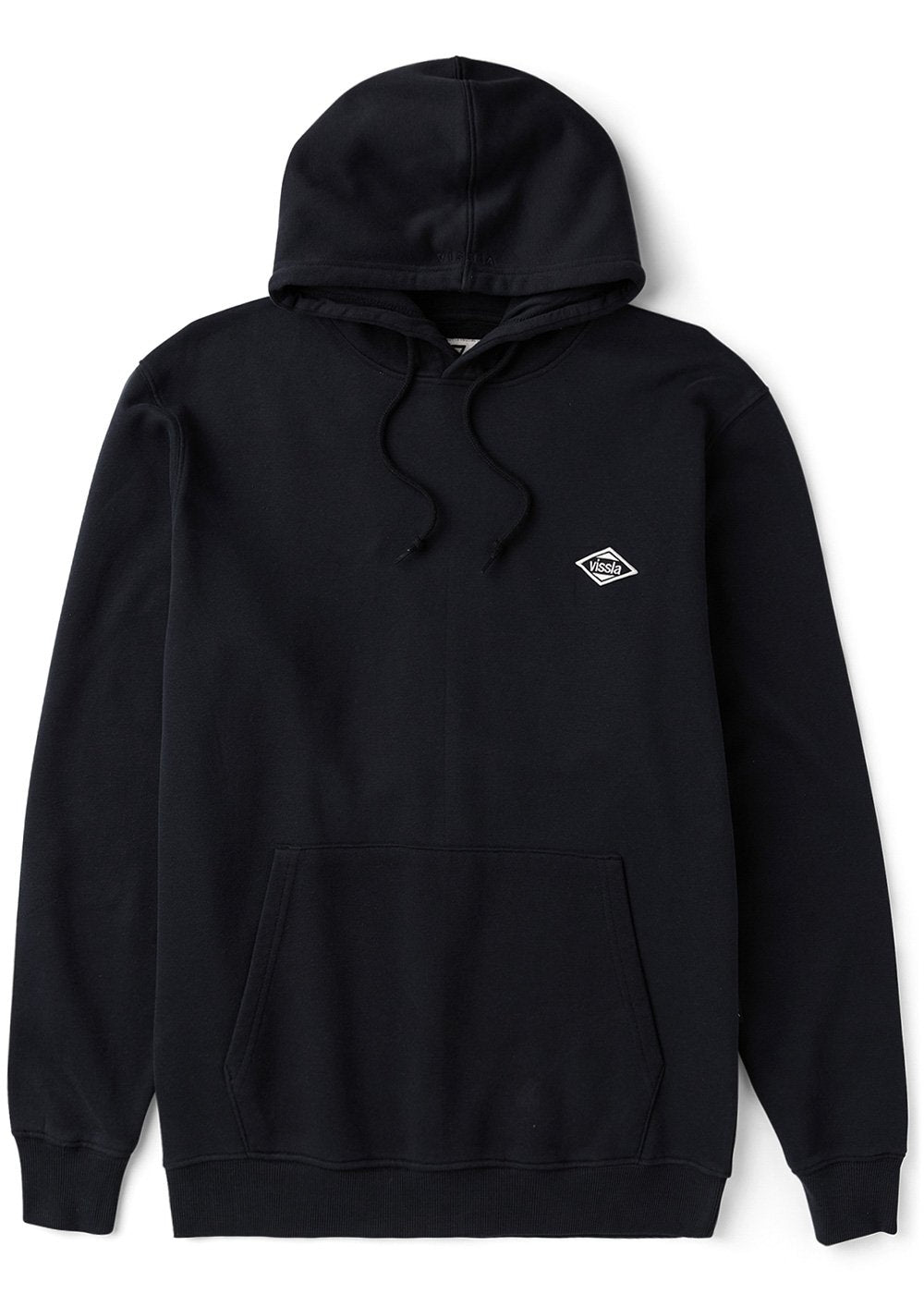 Vissla Solid Sets Eco Boys Po Hoodie in Black