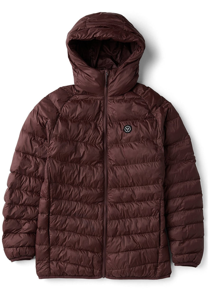 Vissla Pacific Packable Eco Boys Puff Jacket in Brick