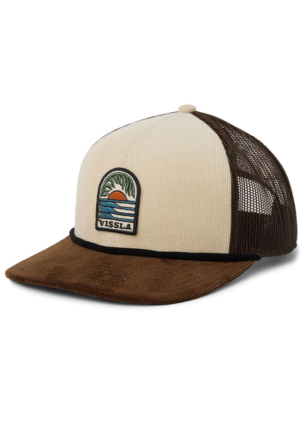 Vissla West Winds Boys Trucker Hat in Light Khaki