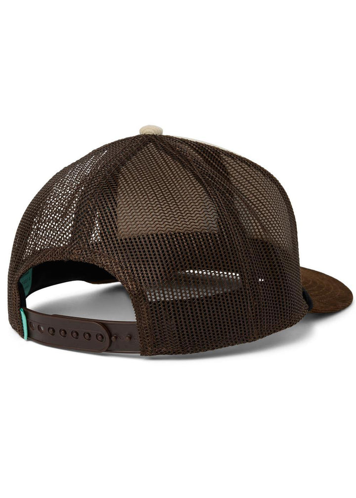 Vissla West Winds Boys Trucker Hat in Light Khaki, view 2