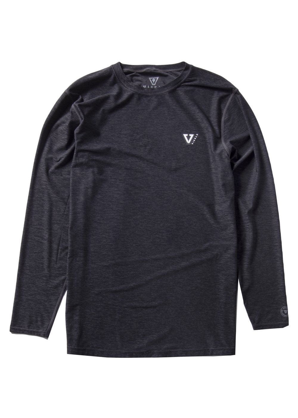 Vissla Youth Twisted Eco Surf Tee in Black Heather
