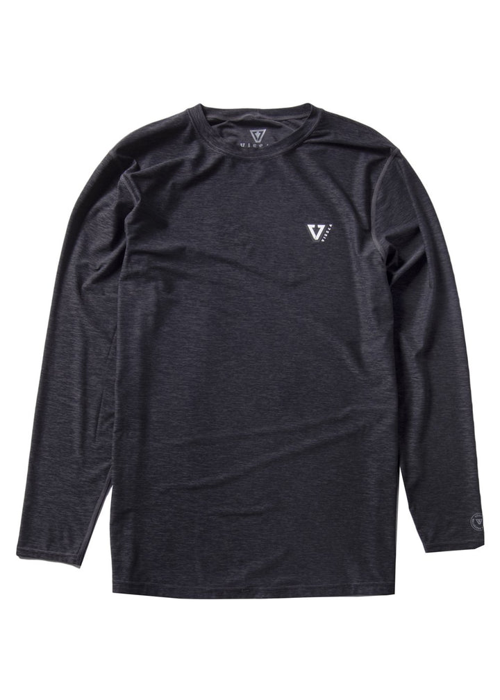 Vissla Youth Twisted Eco Surf Tee in Black Heather