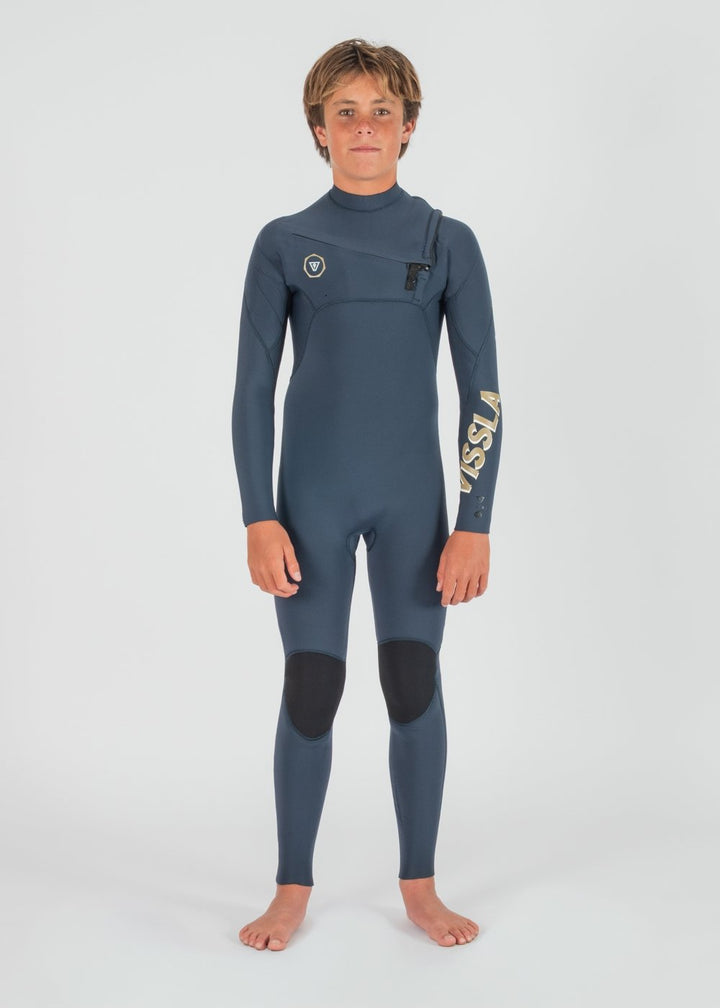 7 Seas Boys 3-2 Full Chest Zip Neoprenanzug