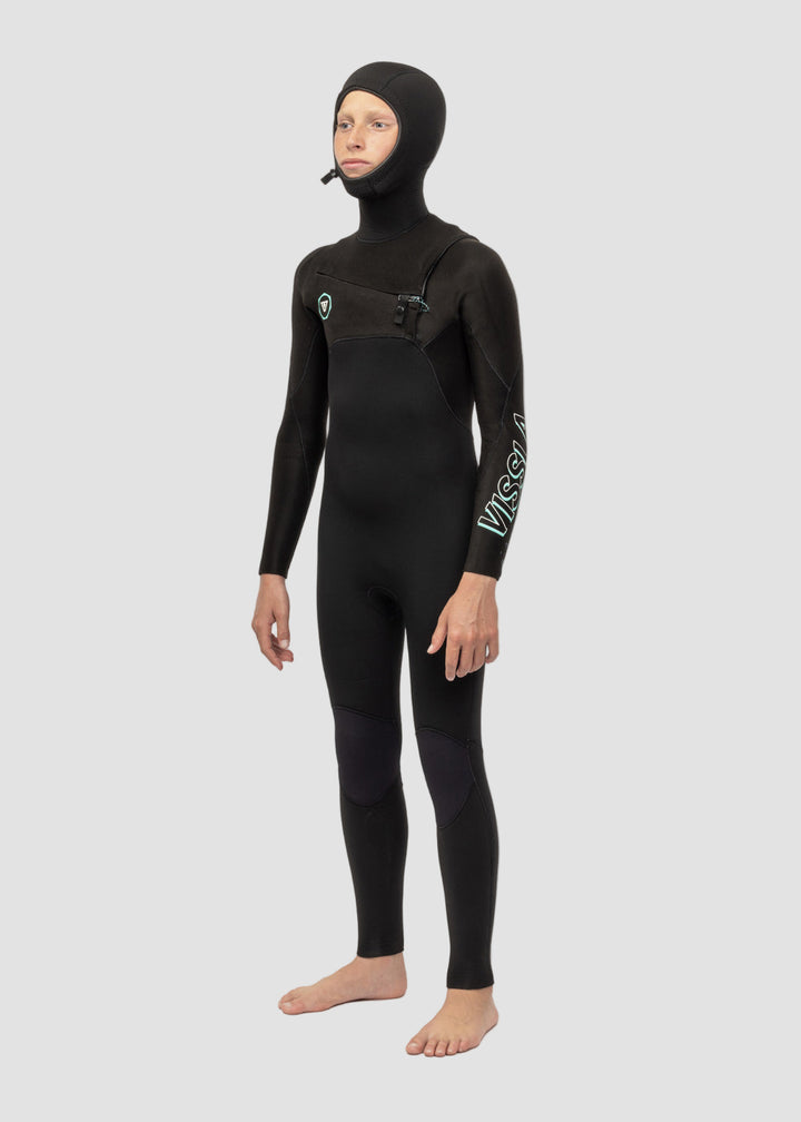 7 Seas Boys 4/3 mm Full Chest Zip Haube