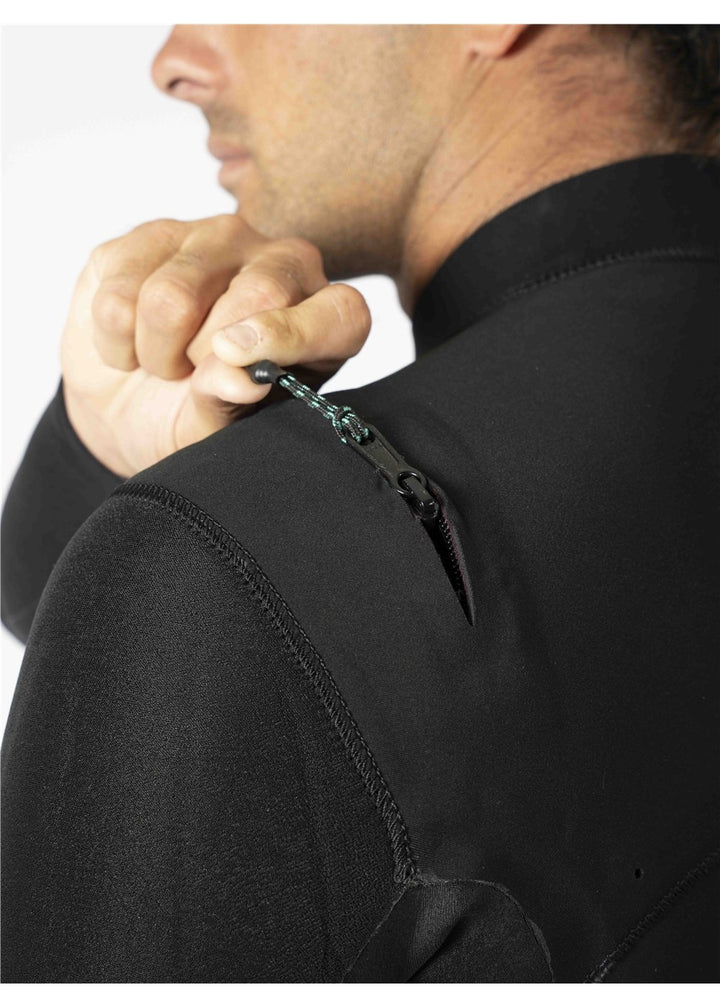 Vissla New Seas Boys 4-3 Full U - Zip in Black, view 4