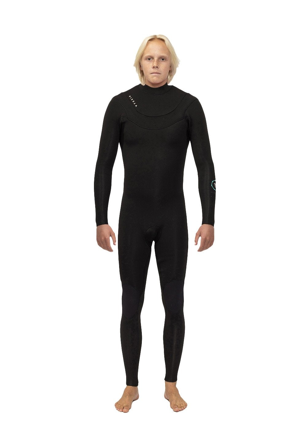 Vissla New Seas Boys 4-3 Full U - Zip in Black, view 9